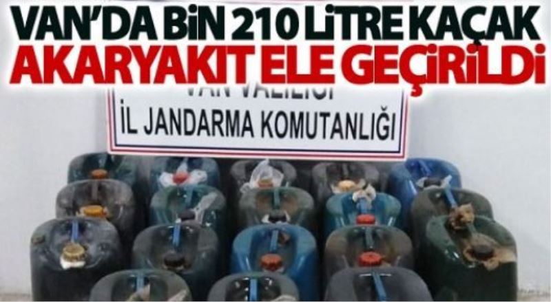 Jandarma’dan kaçak akaryakıt operasyonu…