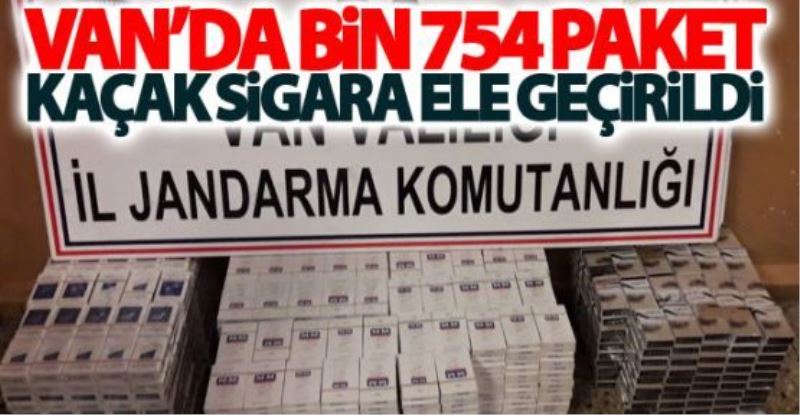 Jandarma’dan kaçak sigara operasyonu…