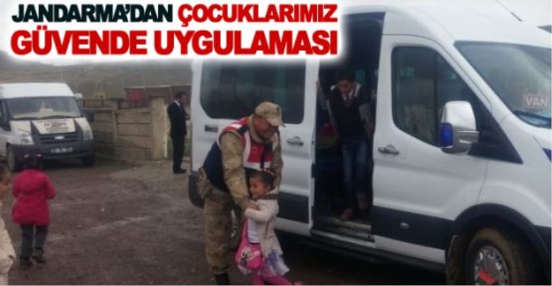 Jandarma’nın okullar önündeki denetimi sürüyor