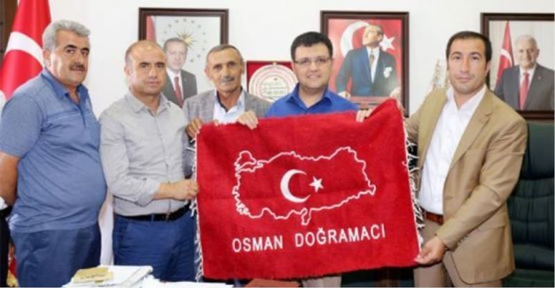 Kahraman’dan Kaymakam Doğramacı’ya ziyaret