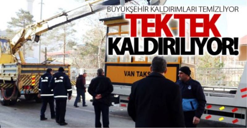 İstanbul Kaldırımı işgal eden kulübeler kaldırılıyor