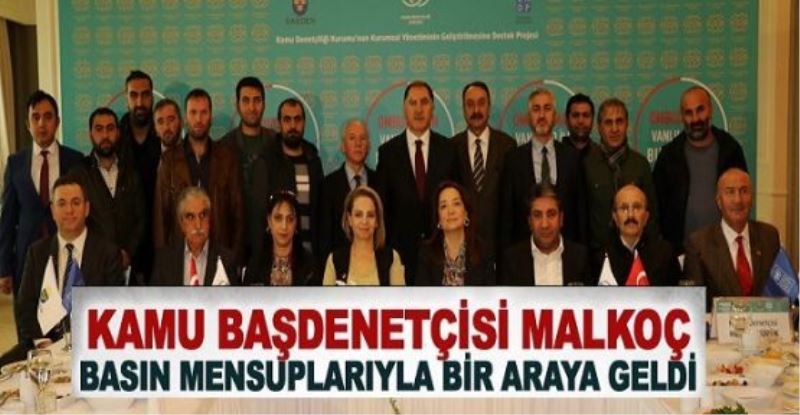 Kamu Başdenetçisi Malkoç, basın mensuplarıyla bir araya geldi