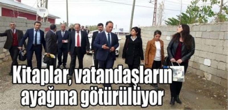 Kitaplar, vatandaşların ayağına götürülüyor