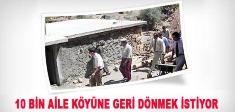 Köye dönüş hazırlığı