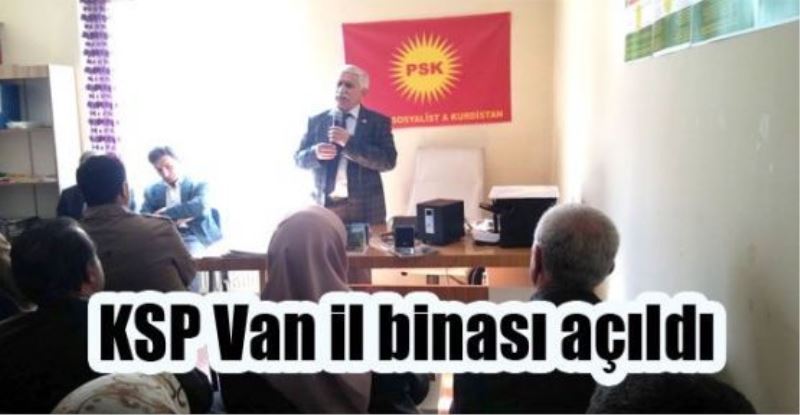 KSP Van il binası açıldı