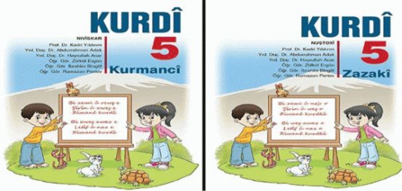 Kürtçe ders kitapları hazır