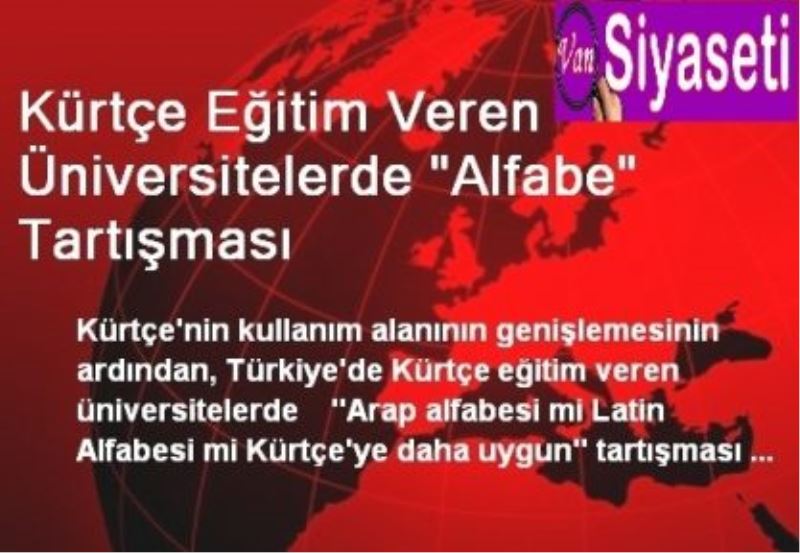 Kürtçe Eğitim Veren Üniversitelerde 