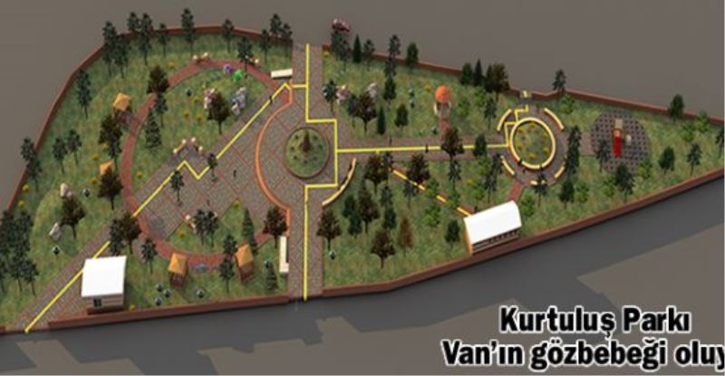 Kurtuluş Parkı kentin gözbebeği oluyor