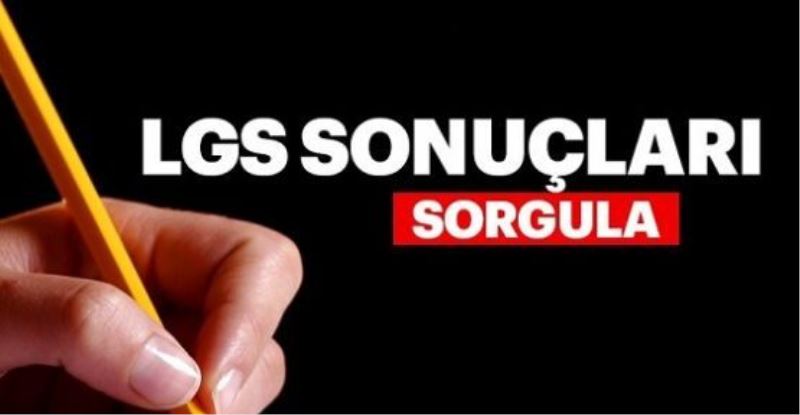 LGS sonuçları açıklandı