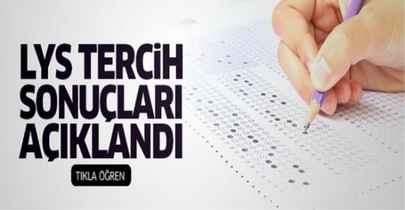 LYS SONUÇLARI AÇIKLANDI