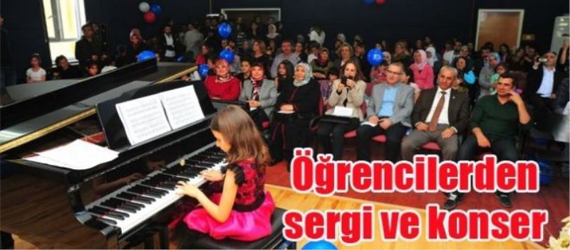 Öğrencilerden sergi ve konser