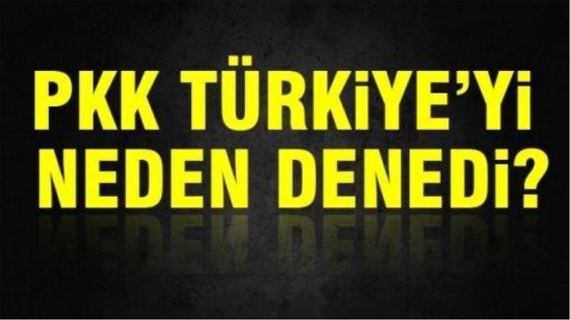 PKK Türkiye’yi neden denedi?