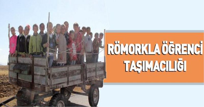 Römorkla öğrenci taşımacılığı