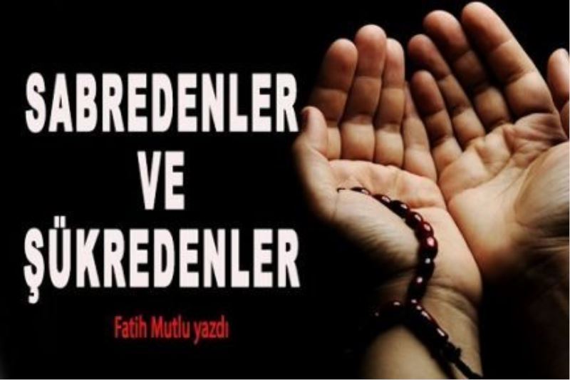 Sabredenler ve şükredenler