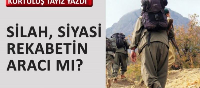 Silah, siyasi rekabetin aracı mı?