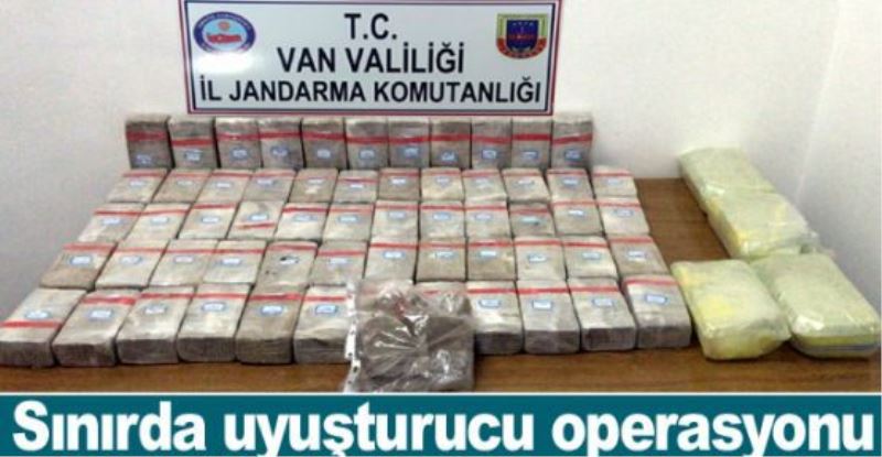 Sınırda uyuşturucu operasyonu