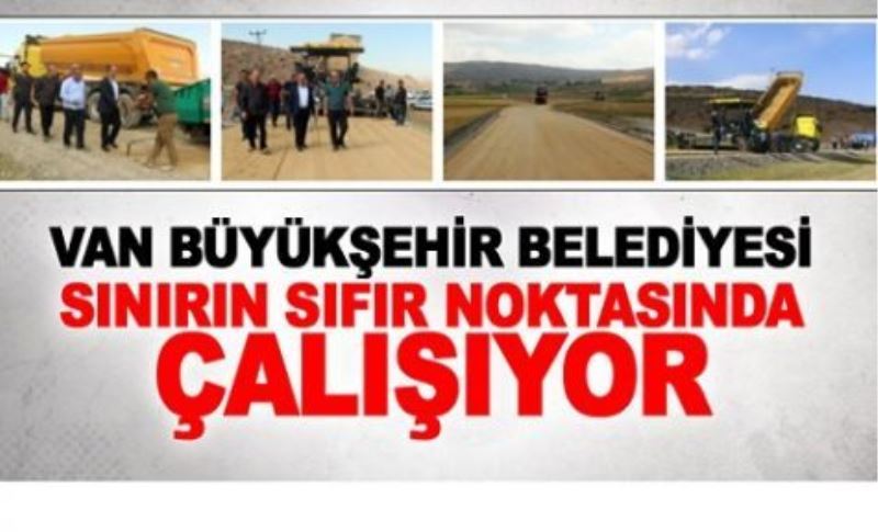 Sınırdaki köy yolları asfaltla buluştu