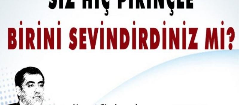 Siz hiç pirinçle birini sevindirdiniz mi?