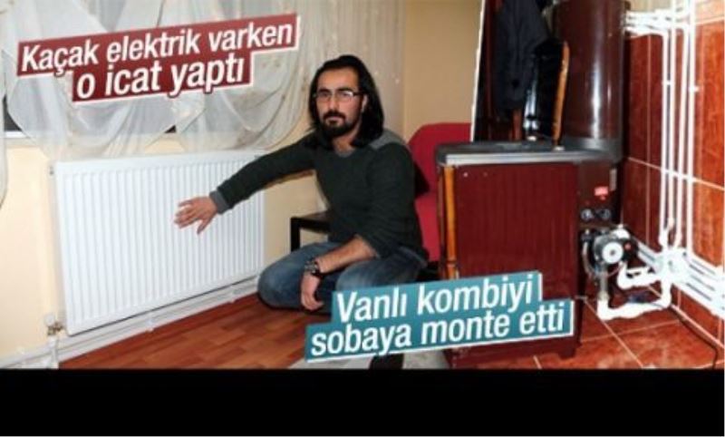 Sobadan doğalgaz tesisatı yapan Vanlı mucit