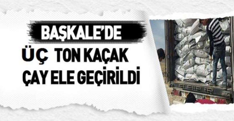 Şüpheli minibüste kaçak çay ele geçirildi