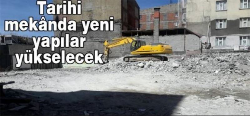 Tarihi mekânda yeni yapılar yükselecek