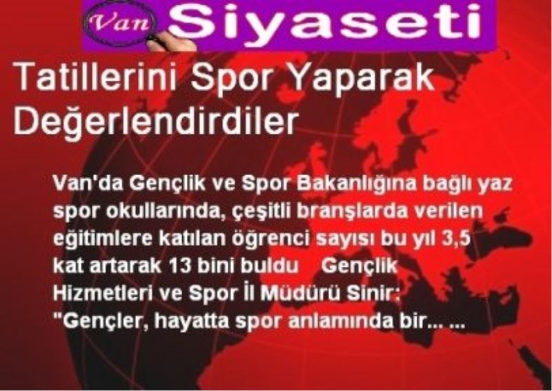 Tatillerini Spor Yaparak Değerlendirdiler