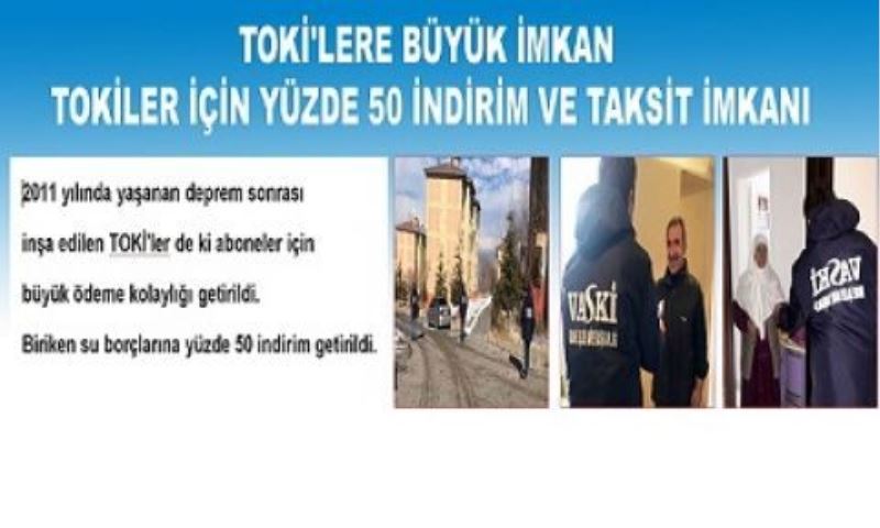 Tekataş’tan, TOKİ’deki abonelere müjde…