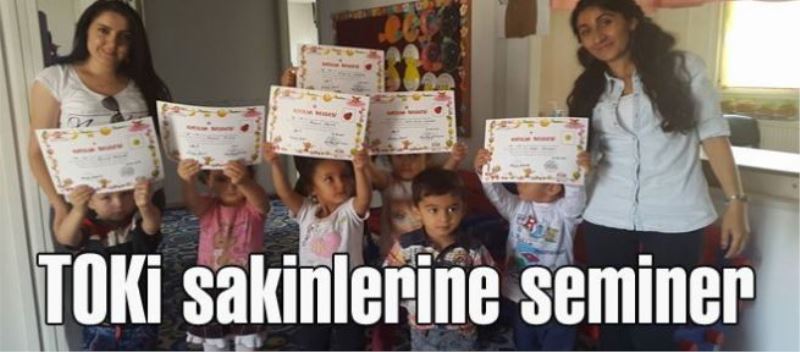 TOKi sakinlerine seminer