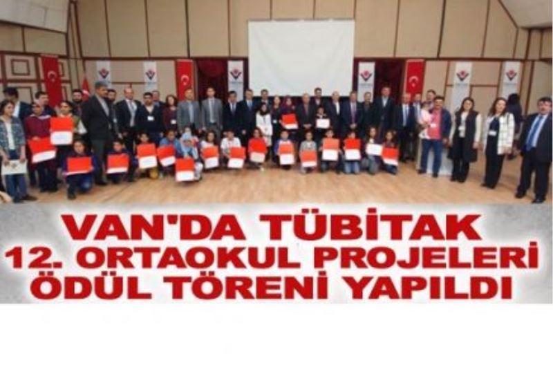 TÜBİTAK 12. Ortaokul Projeleri ödül töreni yapıldı