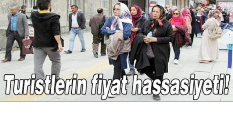 Turistlerin fiyat hassasiyeti!