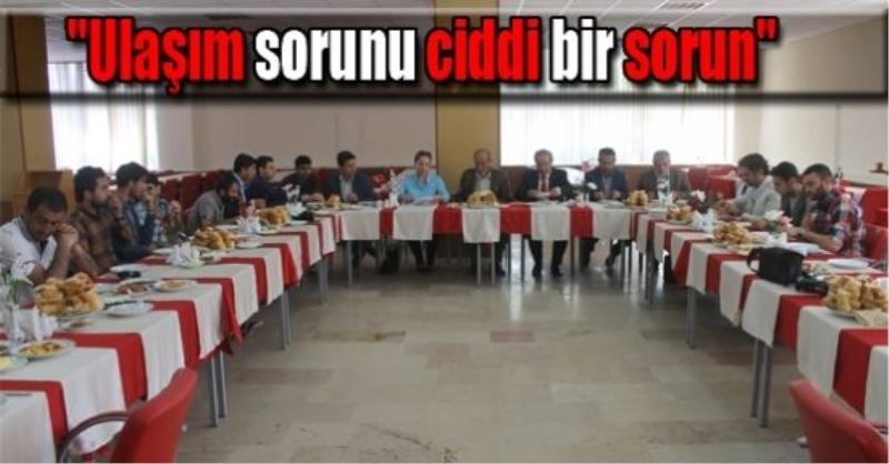 “Ulaşım sorunu ciddi bir sorun“VİDEO İZLE