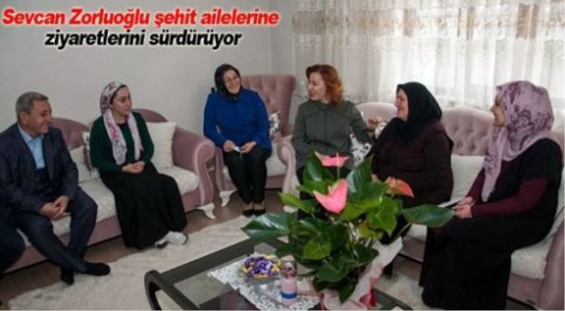 Vali Eşinden şehit ailelerine ziyaret…