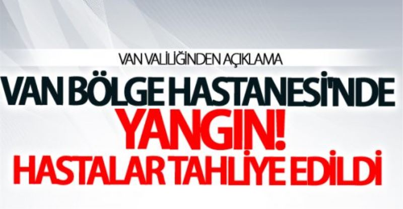 Van Bölge Hastanesi