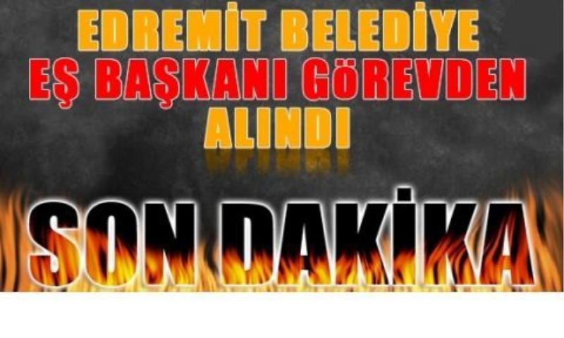 Van Edremit Belediye eş başkanı görevden alındı