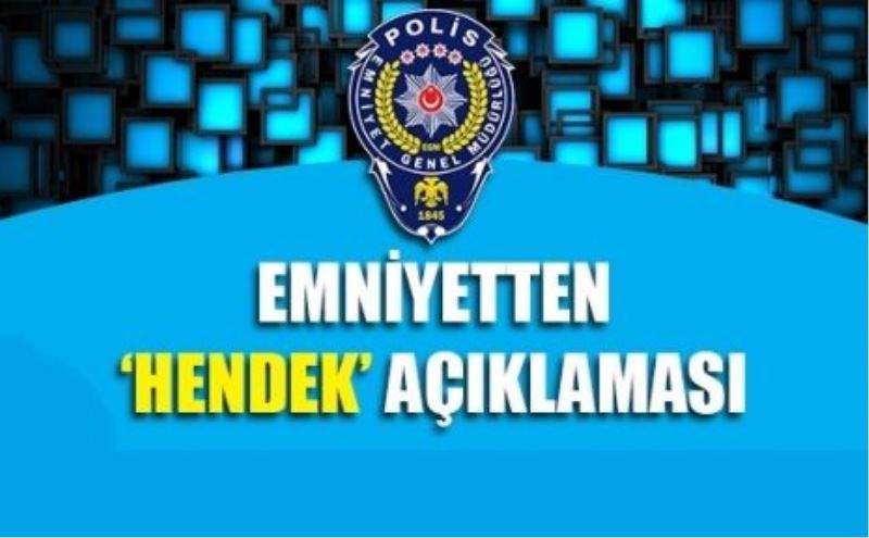 Van Emniyeti’nden ‘Hendek’ açıklaması