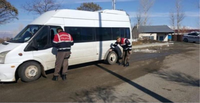 Van Emniyeti’nden kış lastiği denetimi…