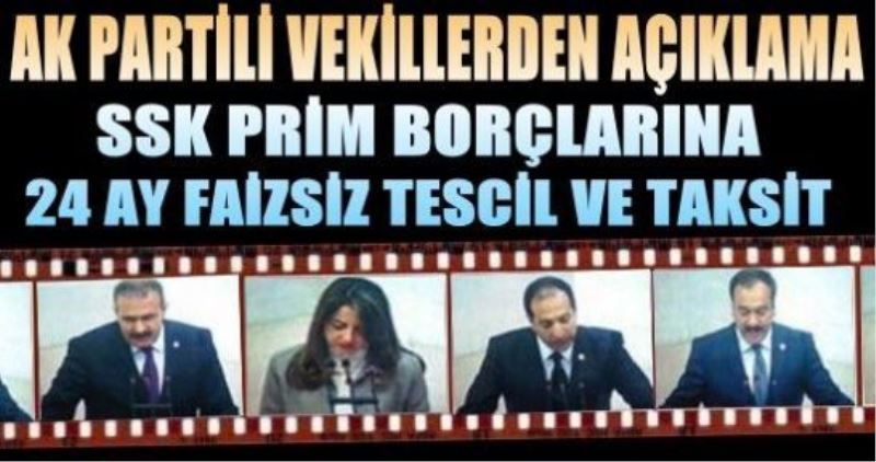 VAN ESNAFI SSK PRİM BORÇLARINA FAİZSİZ TAKSİTLENDİRME !