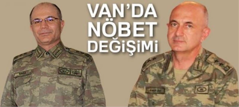 Van Jandarma Asayiş Kolordu’da nöbet değişimi