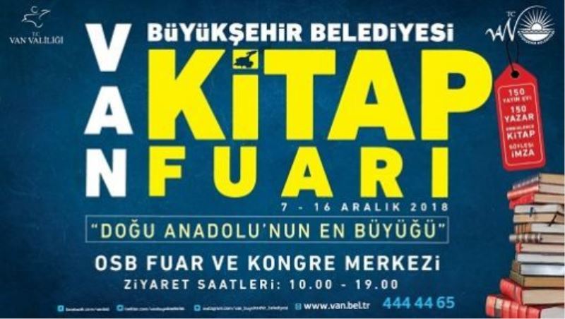 VAN KİTAP FUARI AÇILIYOR