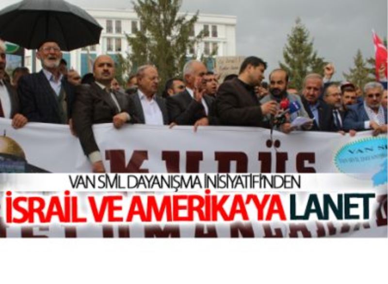 Van Sivil Dayanışma İnisiyatifi’nden İsrail ve Amerika’ya lanet 