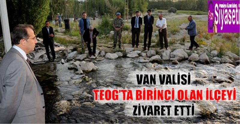 Van Valisi TEOG’ta birinci olan ilçeyi ziyaret etti