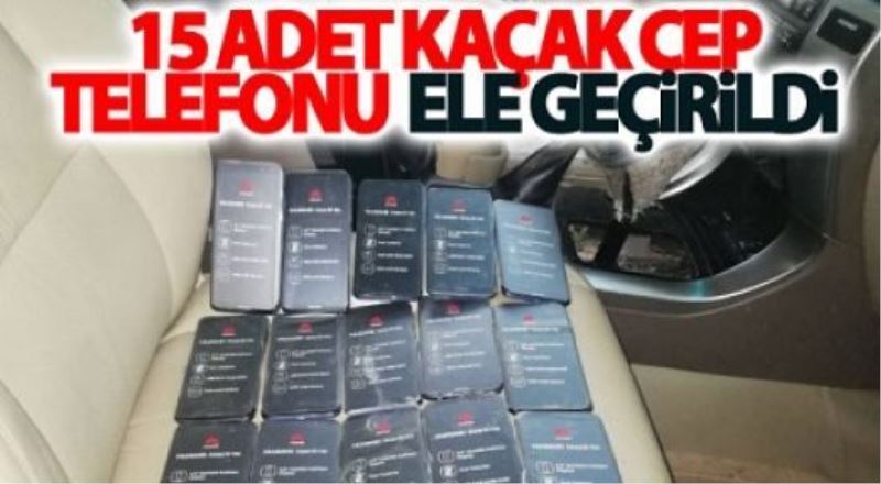 Van’da 15 adet akıllı kaçak cep telefonu ele geçirildi