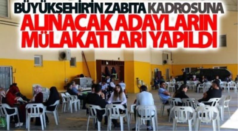 Van’da 200 zabıta adayı mülakatta terledi