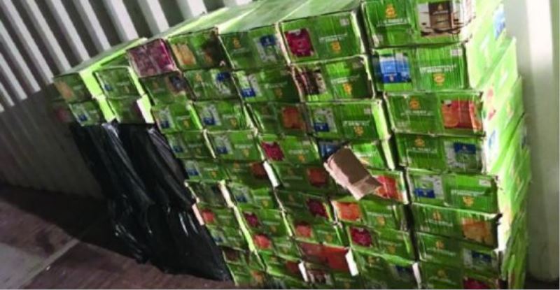 Van’da 474 kilo kaçak nargile tütünü ele geçirildi