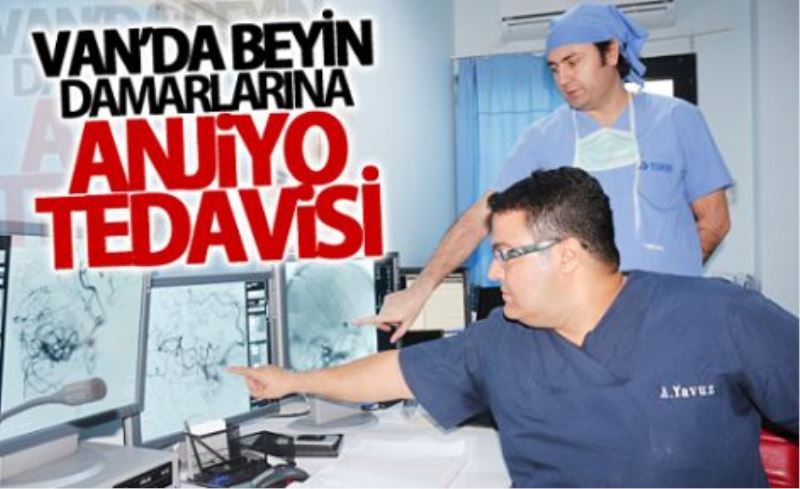 Van’da beyin damarlarına anjiyo tedavisi 