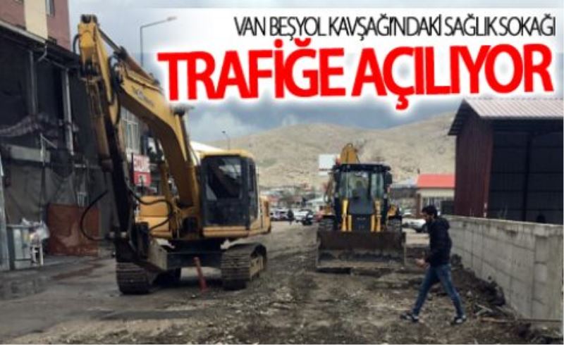 Van’da bir sokak daha trafiğe açılıyor