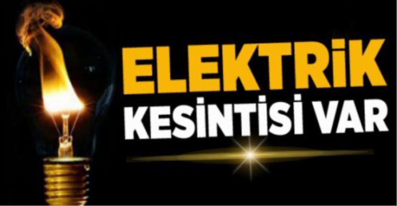 Van’da Elektrik Kesintisi Uygulanacak