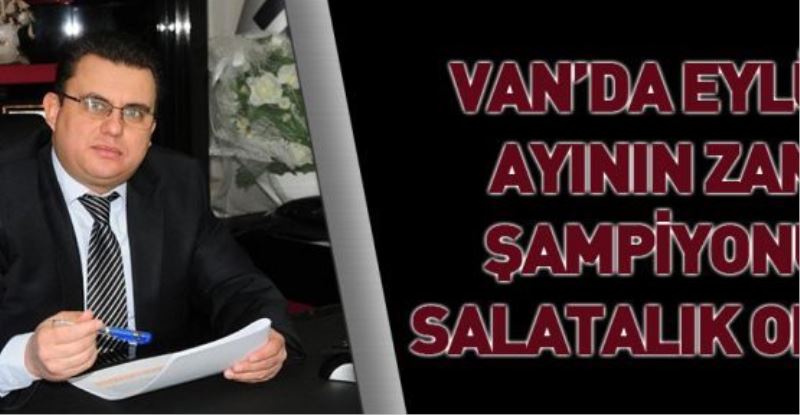 VAN’DA EYLÜL AYININ ZAM ŞAMPİYONU SALATALIK OLDU