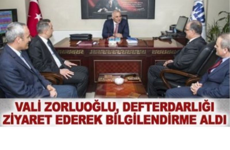 Vali Zorluoğlu’ndan, Defterdar Kamar’a ziyaret…