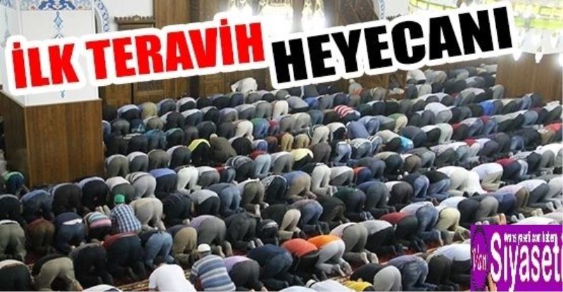 Van’da ilk teravih coşkusu VİDEO İZLE